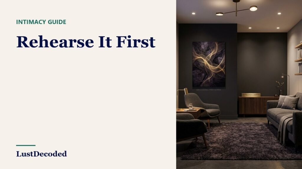 Rehearse It First: A Calm-Mind Method for Performance Anxiety
